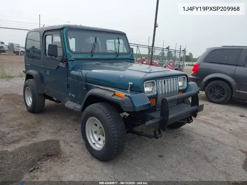 1995 Jeep Wrangler / Yj S/Rio Grande VIN: 1J4FY19PXSP209968 Lot: 42480977