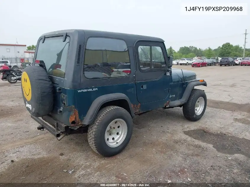 1995 Jeep Wrangler / Yj S/Rio Grande VIN: 1J4FY19PXSP209968 Lot: 42480977