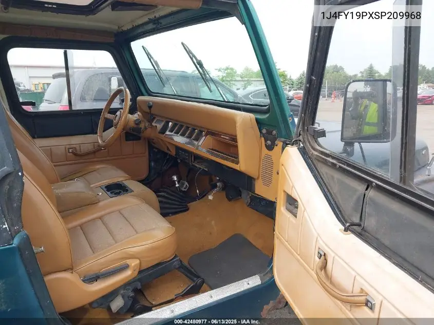 1995 Jeep Wrangler / Yj S/Rio Grande VIN: 1J4FY19PXSP209968 Lot: 42480977