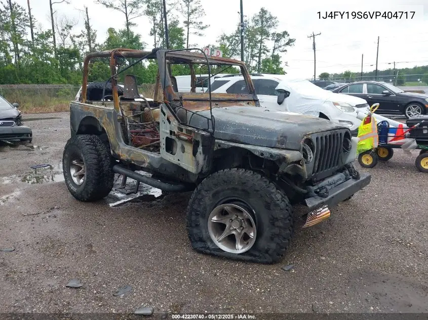 1997 Jeep Wrangler Sport VIN: 1J4FY19S6VP404717 Lot: 42230740