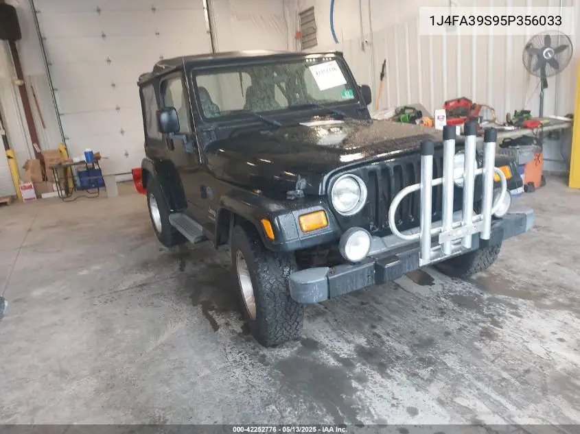 2005 Jeep Wrangler X VIN: 1J4FA39S95P356033 Lot: 42252776