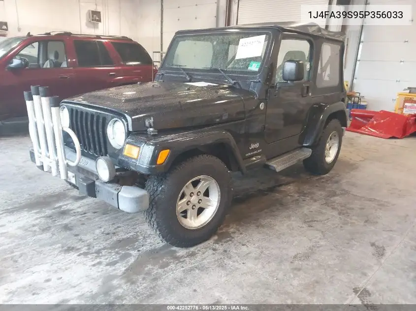 2005 Jeep Wrangler X VIN: 1J4FA39S95P356033 Lot: 42252776