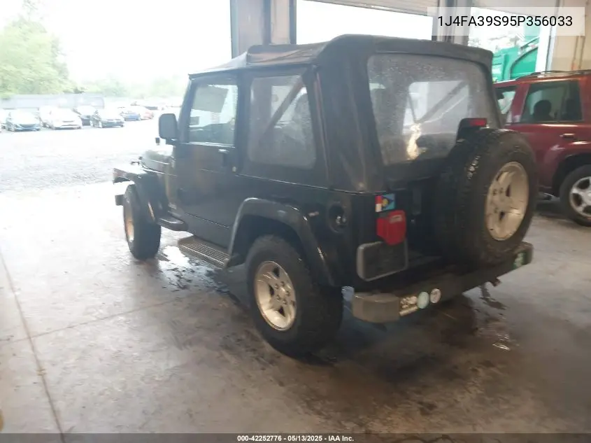 2005 Jeep Wrangler X VIN: 1J4FA39S95P356033 Lot: 42252776
