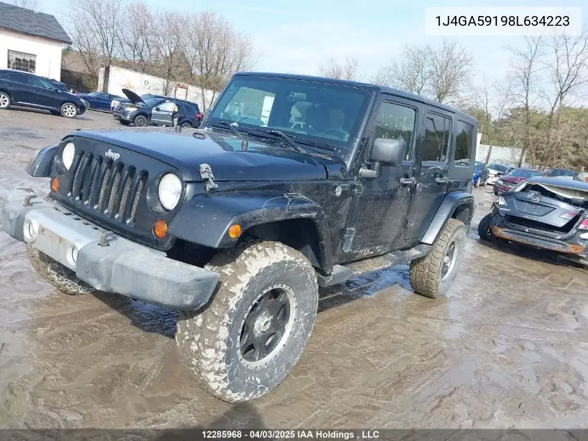 2008 Jeep Wrangler Unlimited Sahara VIN: 1J4GA59198L634223 Lot: 12285968