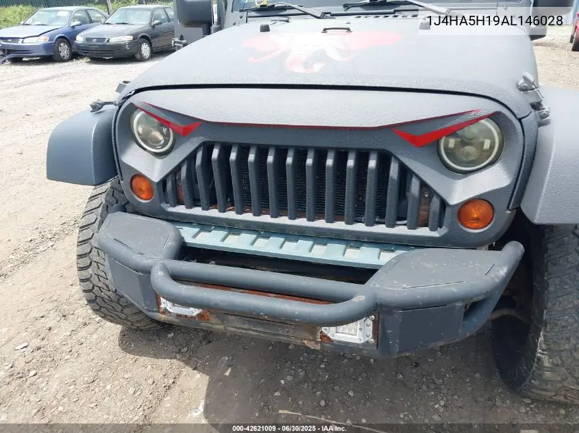 2010 Jeep Wrangler Unlimited Sahara VIN: 1J4HA5H19AL146028 Lot: 42621009