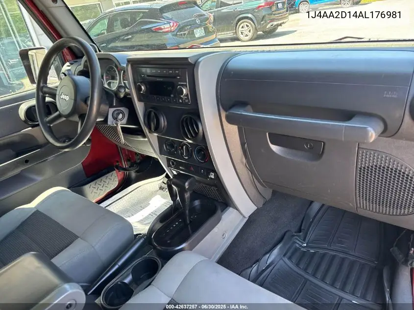 2010 Jeep Wrangler Sport VIN: 1J4AA2D14AL176981 Lot: 42637257