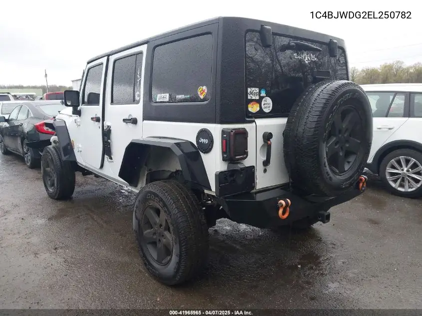 2014 Jeep Wrangler Unlimited Sport VIN: 1C4BJWDG2EL250782 Lot: 41965965