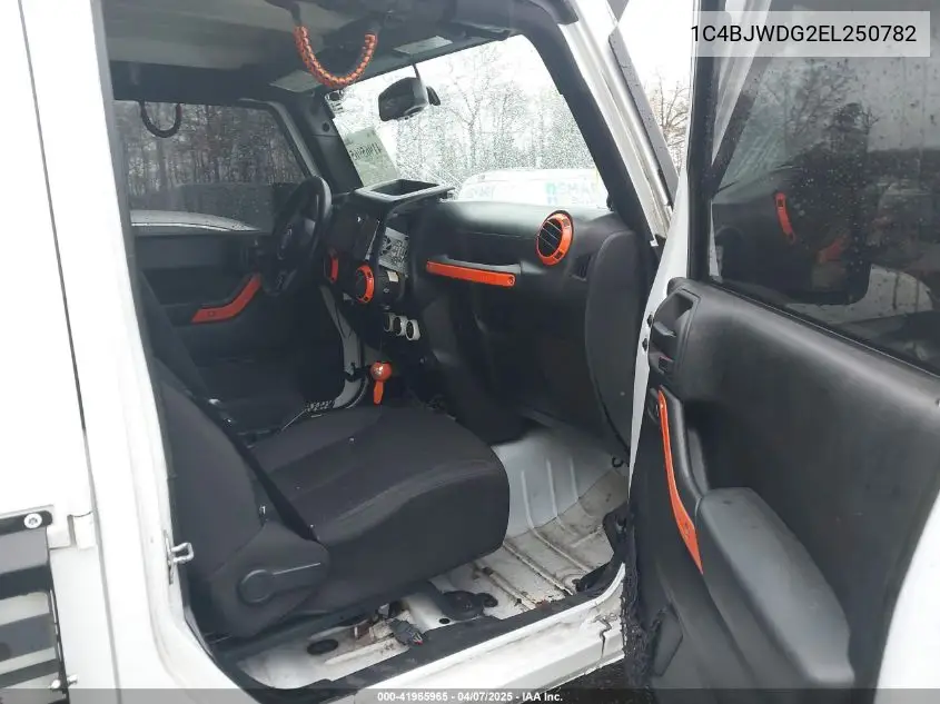 2014 Jeep Wrangler Unlimited Sport VIN: 1C4BJWDG2EL250782 Lot: 41965965