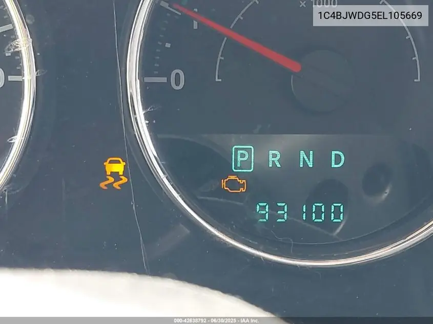 2014 Jeep Wrangler Unlimited Sport VIN: 1C4BJWDG5EL105669 Lot: 42638792