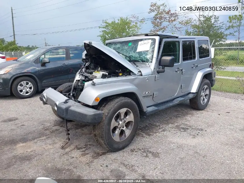 1C4BJWEG3GL240859 2016 Jeep Wrangler Unlimited Sahara