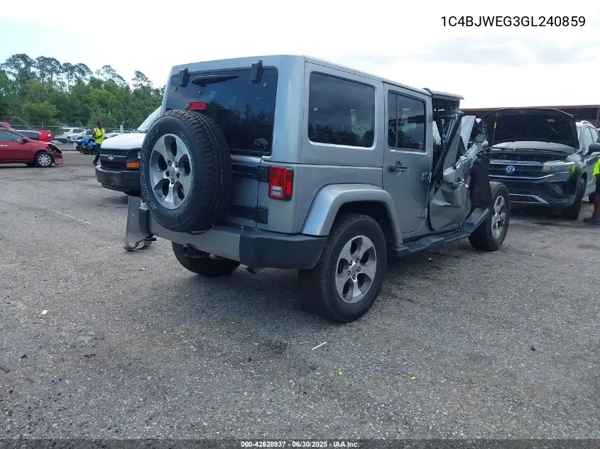 1C4BJWEG3GL240859 2016 Jeep Wrangler Unlimited Sahara