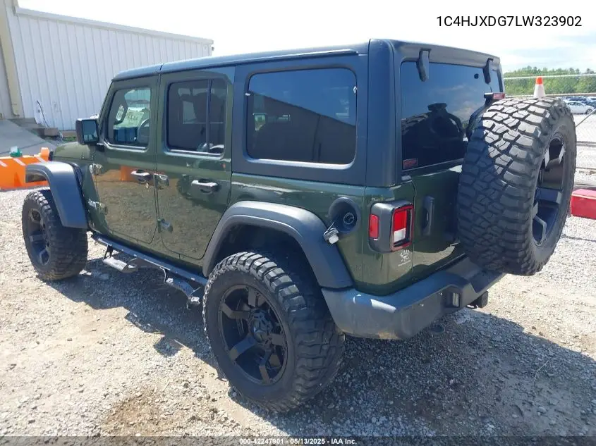 2020 Jeep Wrangler Unlimited Sport S 4X4 VIN: 1C4HJXDG7LW323902 Lot: 42247901
