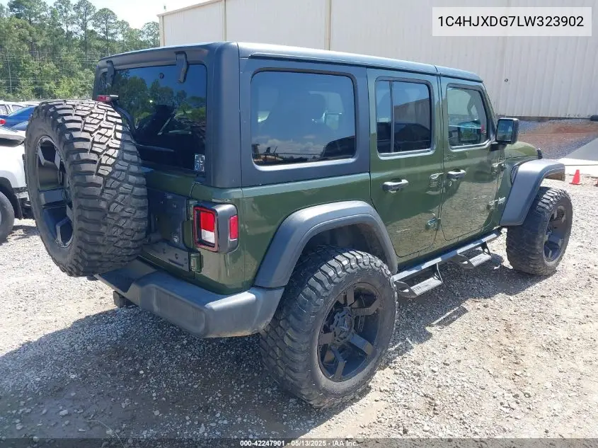 2020 Jeep Wrangler Unlimited Sport S 4X4 VIN: 1C4HJXDG7LW323902 Lot: 42247901