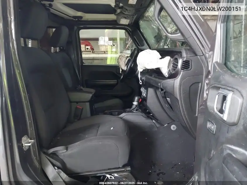 2020 Jeep Wrangler Unlimited Sport Altitude 4X4 VIN: 1C4HJXDN0LW200151 Lot: 42607922