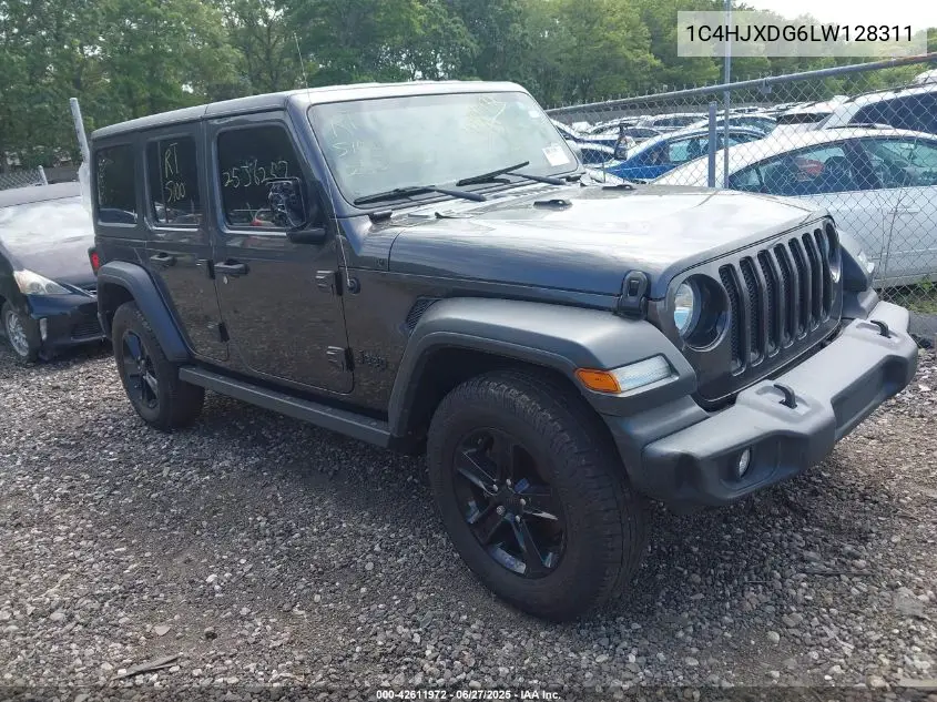 2020 Jeep Wrangler Unlimited Sport Altitude 4X4 VIN: 1C4HJXDG6LW128311 Lot: 42611972