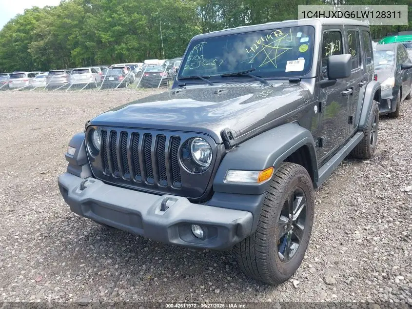 2020 Jeep Wrangler Unlimited Sport Altitude 4X4 VIN: 1C4HJXDG6LW128311 Lot: 42611972