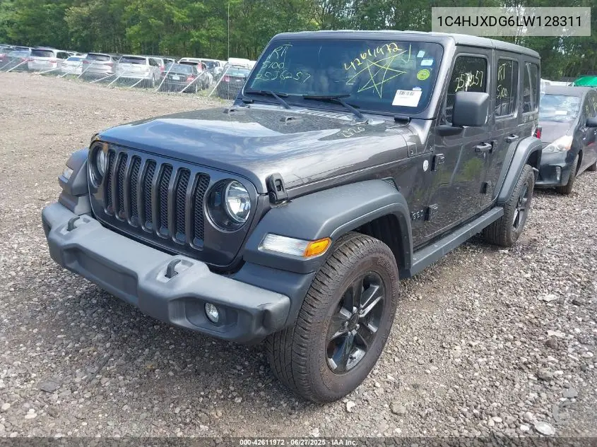 2020 Jeep Wrangler Unlimited Sport Altitude 4X4 VIN: 1C4HJXDG6LW128311 Lot: 42611972