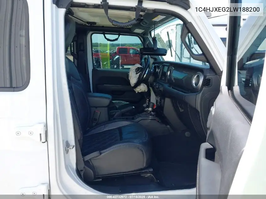 2020 Jeep Wrangler Unlimited Sahara 4X4 VIN: 1C4HJXEG2LW188200 Lot: 42732972