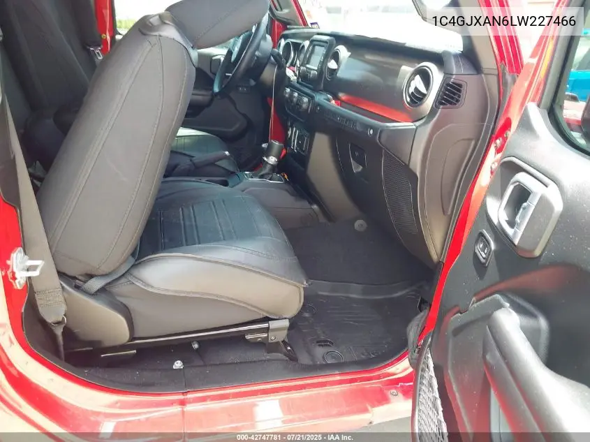 2020 Jeep Wrangler Sport S 4X4 VIN: 1C4GJXAN6LW227466 Lot: 42747781