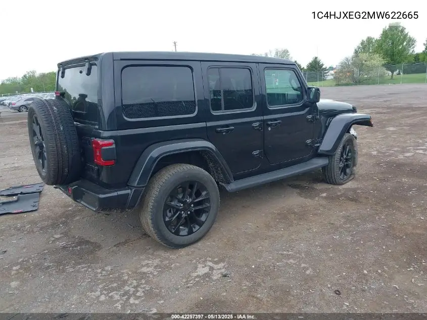 2021 Jeep Wrangler Unlimited High Altitude 4X4 VIN: 1C4HJXEG2MW622665 Lot: 42257397