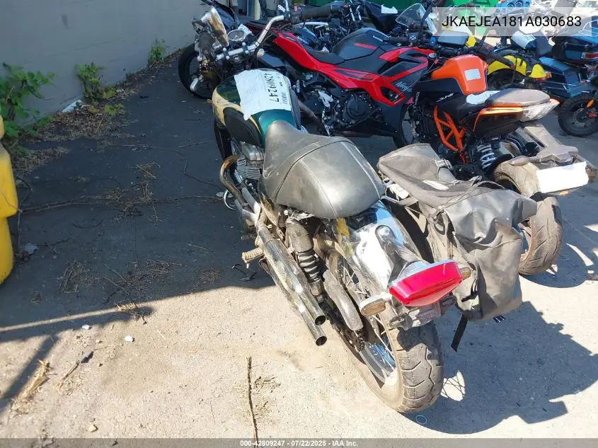 2001 Kawasaki Ej650 A VIN: JKAEJEA181A030683 Lot: 42809247