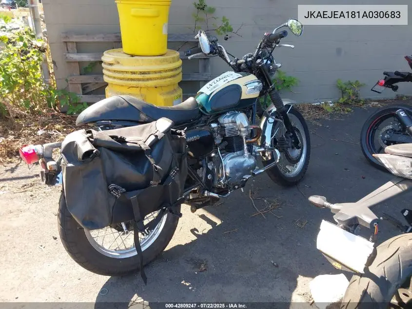 2001 Kawasaki Ej650 A VIN: JKAEJEA181A030683 Lot: 42809247