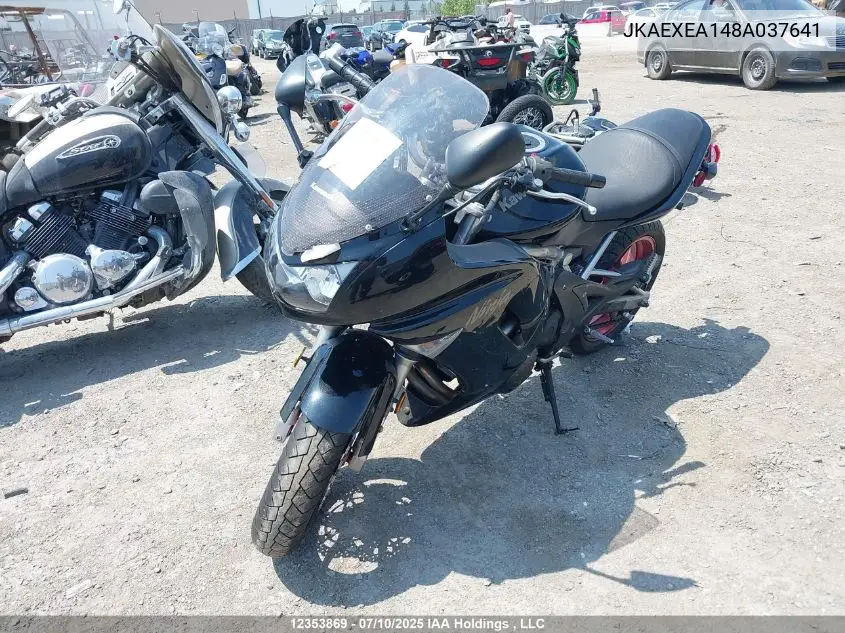 2008 Kawasaki VIN: JKAEXEA148A037641 Lot: 12353869
