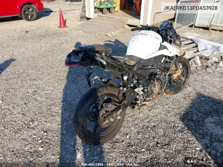 2023 Kawasaki Er400 D VIN: JKAERKD13PDAS3928 Lot: 40513895