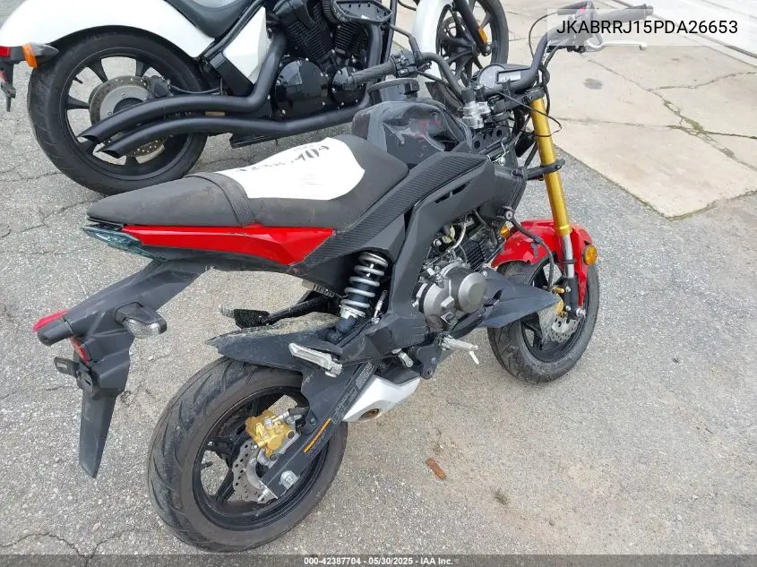 2023 Kawasaki Br125 J VIN: JKABRRJ15PDA26653 Lot: 42387704