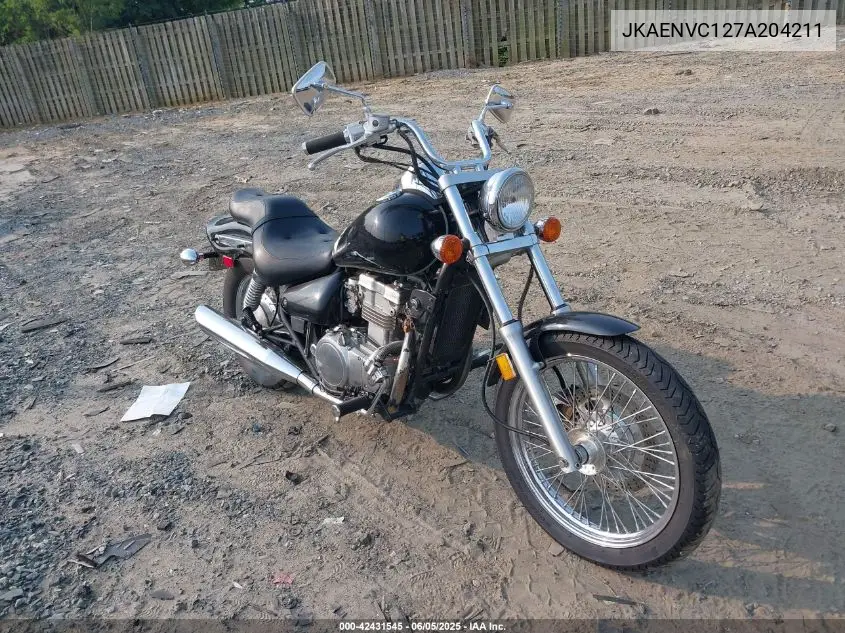 2007 Kawasaki En500 C VIN: JKAENVC127A204211 Lot: 42431545
