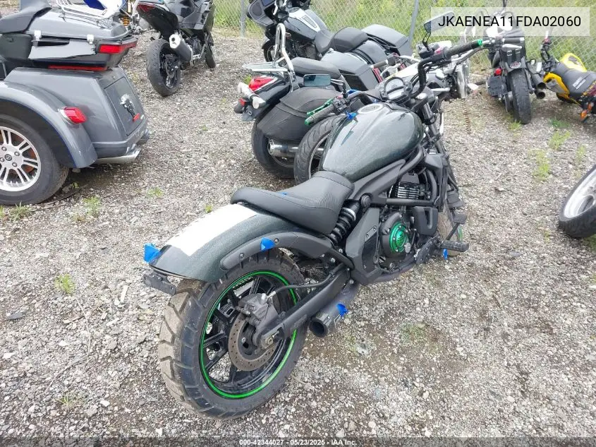 2015 Kawasaki En650 A VIN: JKAENEA11FDA02060 Lot: 42344027