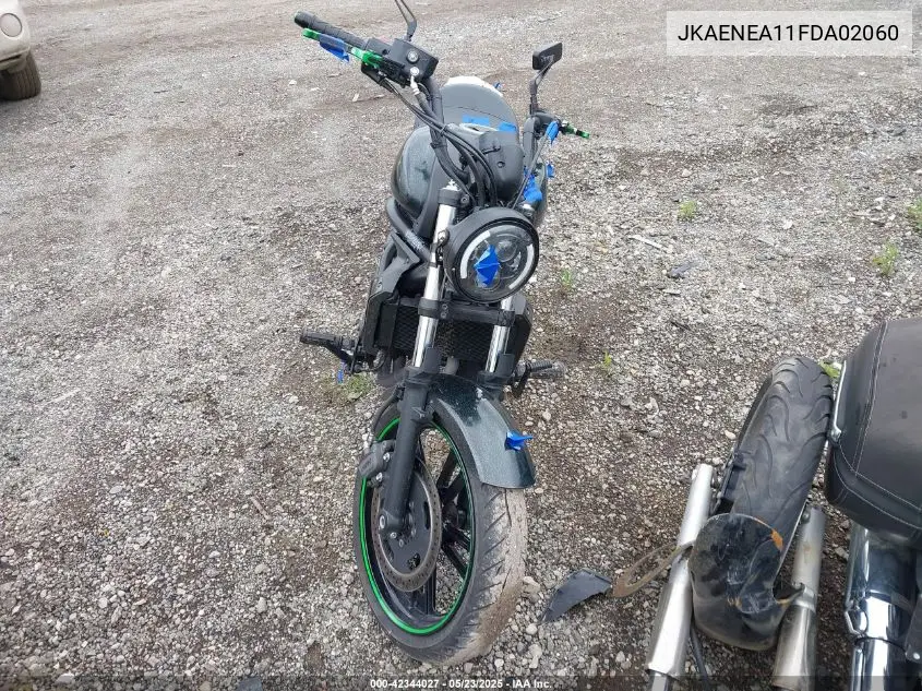 2015 Kawasaki En650 A VIN: JKAENEA11FDA02060 Lot: 42344027