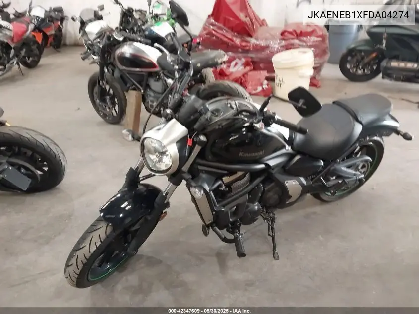2015 Kawasaki En650 B VIN: JKAENEB1XFDA04274 Lot: 42347609