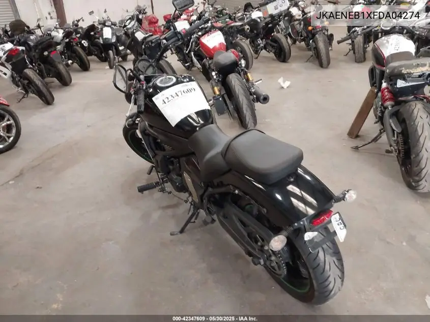 2015 Kawasaki En650 B VIN: JKAENEB1XFDA04274 Lot: 42347609