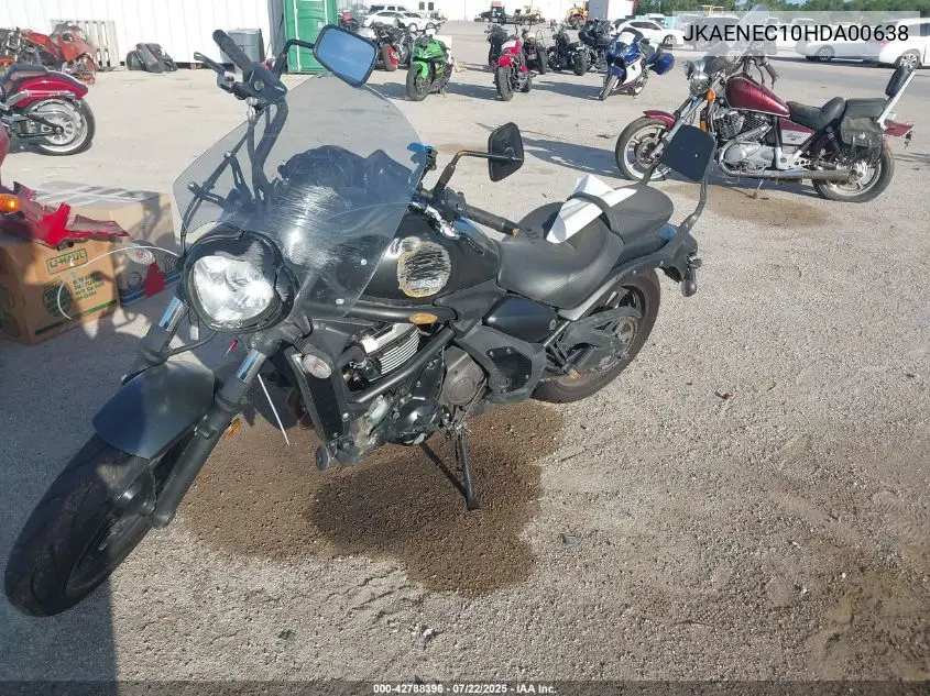 2017 Kawasaki En650 C VIN: JKAENEC10HDA00638 Lot: 42788396