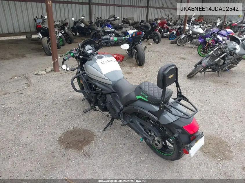 2018 Kawasaki En650 E VIN: JKAENEE14JDA02542 Lot: 42338620
