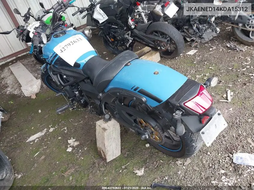 2019 Kawasaki En650 D VIN: JKAENED14KDA15312 Lot: 42792633