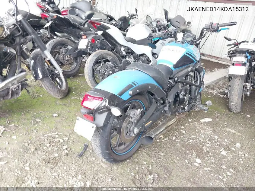 2019 Kawasaki En650 D VIN: JKAENED14KDA15312 Lot: 42792633