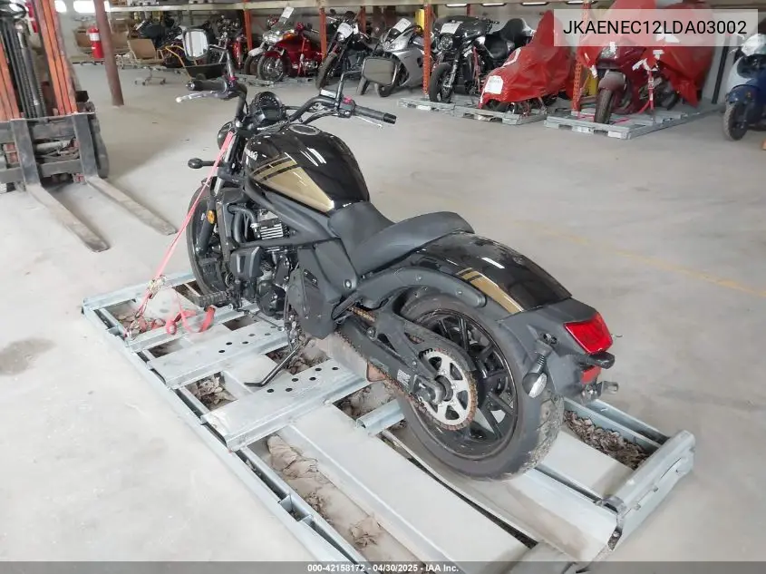 2020 Kawasaki En650 C VIN: JKAENEC12LDA03002 Lot: 42158172