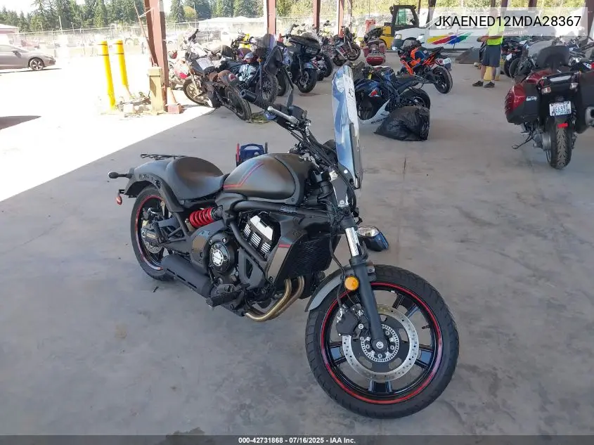 2021 Kawasaki En650 D VIN: JKAENED12MDA28367 Lot: 42731868