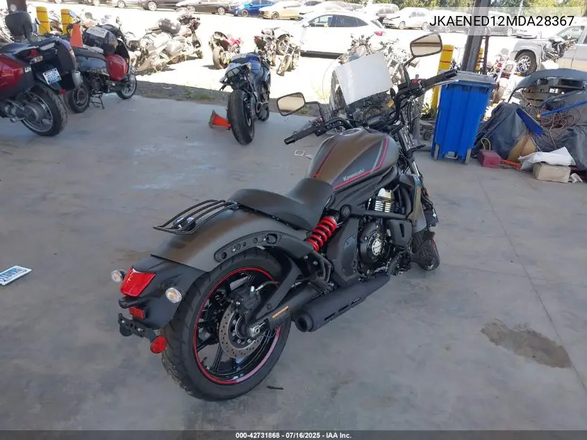 2021 Kawasaki En650 D VIN: JKAENED12MDA28367 Lot: 42731868