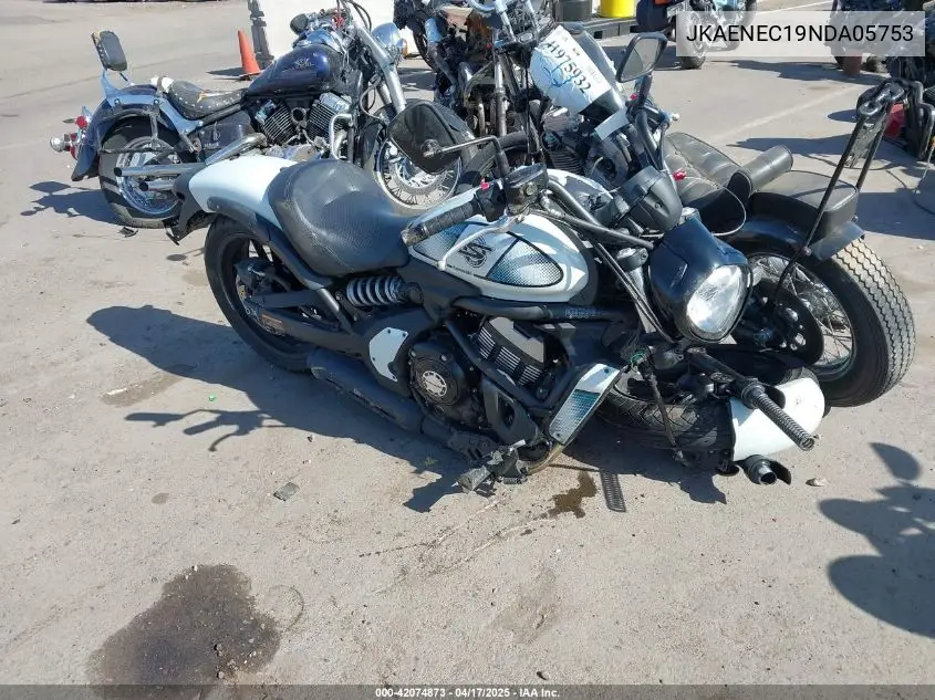 2022 Kawasaki En650 C VIN: JKAENEC19NDA05753 Lot: 42074873