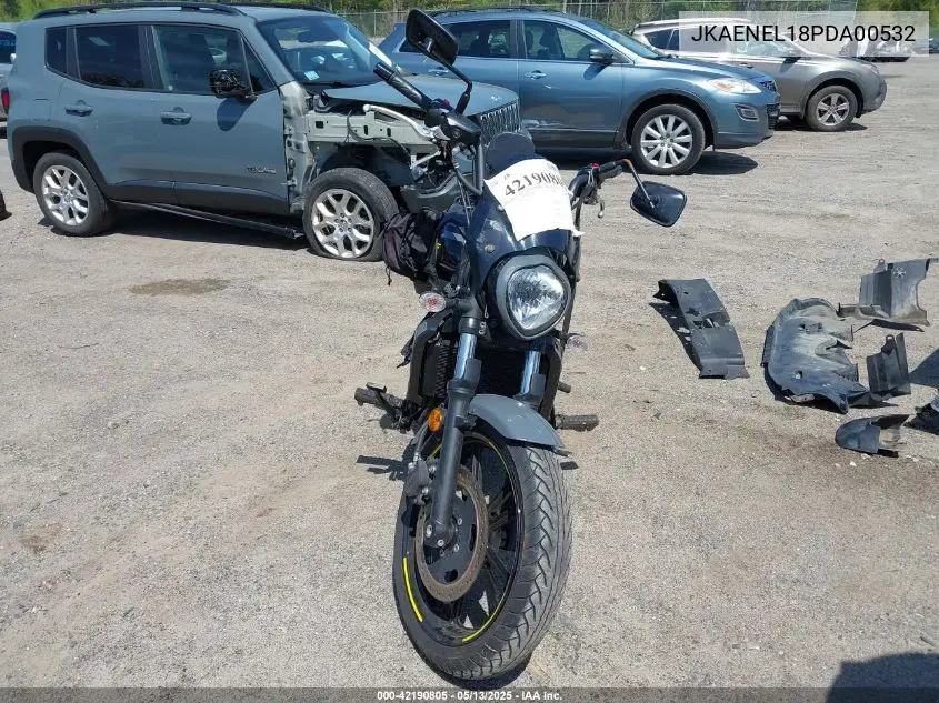 2023 Kawasaki En650 L VIN: JKAENEL18PDA00532 Lot: 42190805