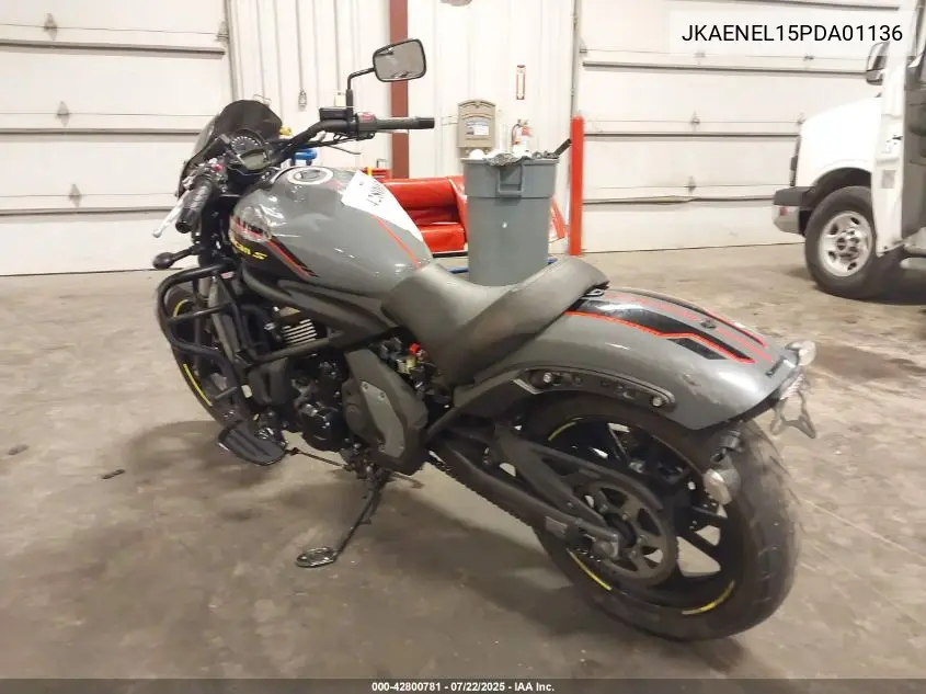 2023 Kawasaki En650 L VIN: JKAENEL15PDA01136 Lot: 42800781