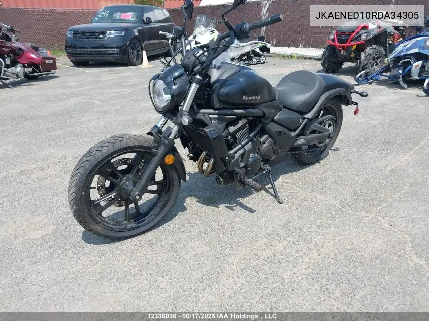 2024 Kawasaki En650 Vulcan S Abs VIN: JKAENED10RDA34305 Lot: 12336036