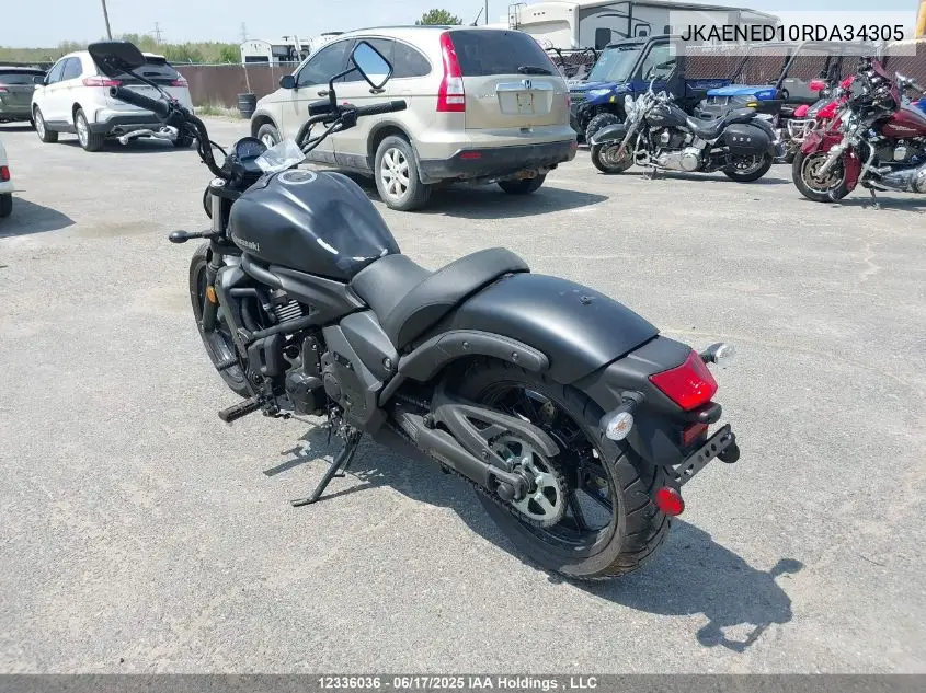 2024 Kawasaki En650 Vulcan S Abs VIN: JKAENED10RDA34305 Lot: 12336036