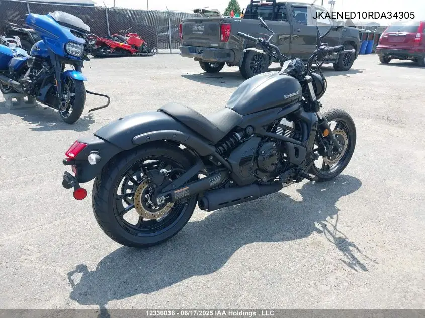 2024 Kawasaki En650 Vulcan S Abs VIN: JKAENED10RDA34305 Lot: 12336036