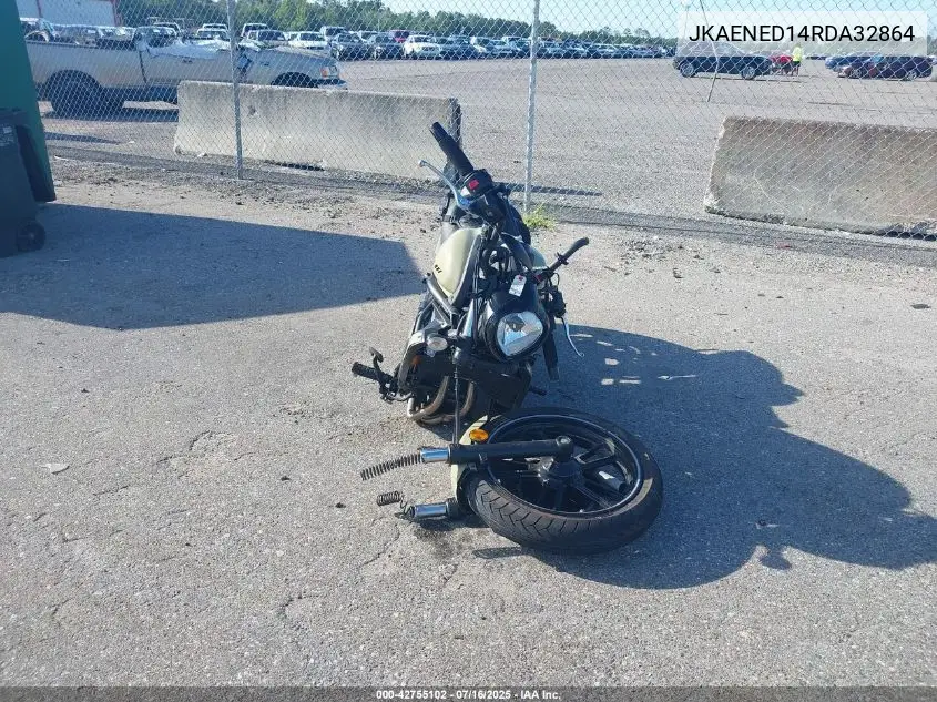 2024 Kawasaki En650 D VIN: JKAENED14RDA32864 Lot: 42755102
