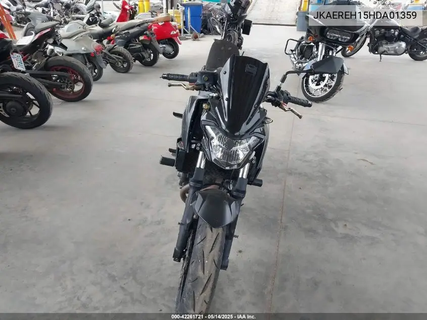 2017 Kawasaki Er650 H VIN: JKAEREH15HDA01359 Lot: 42261721