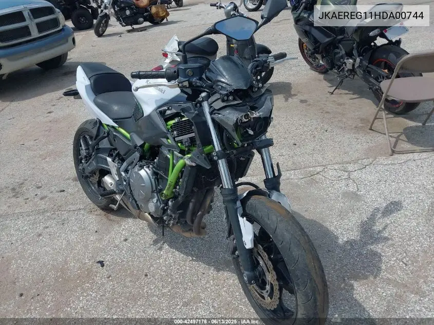 2017 Kawasaki Er650 G VIN: JKAEREG11HDA00744 Lot: 42497176